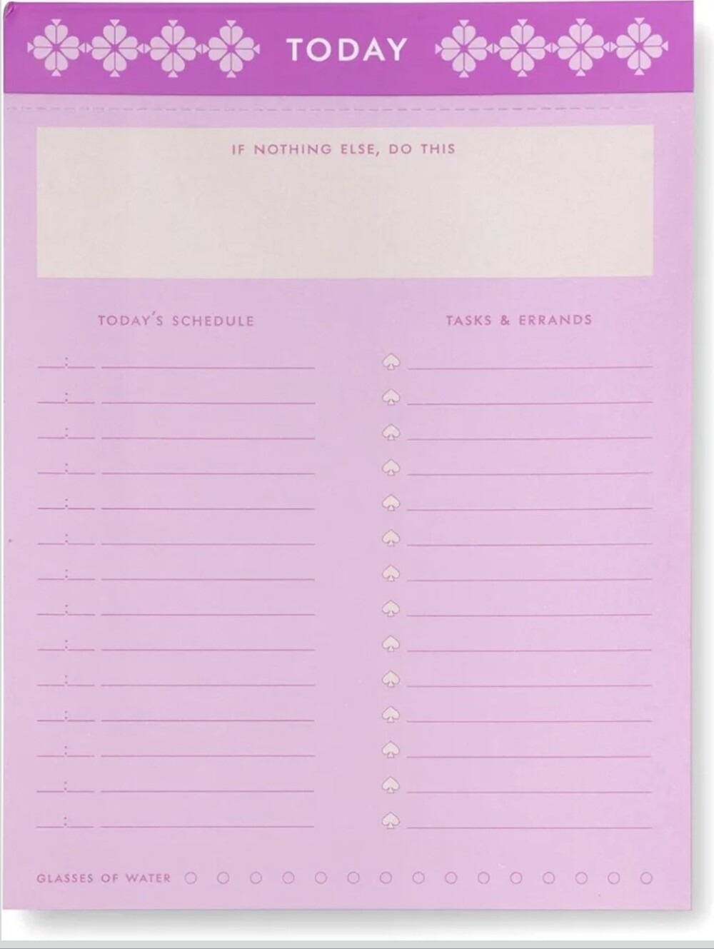 Kate Spade Pink Today To-Do List Pad *NEW - Picture 4 of 6